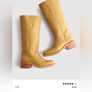 Frye Women's Mustard Heeled Boots
